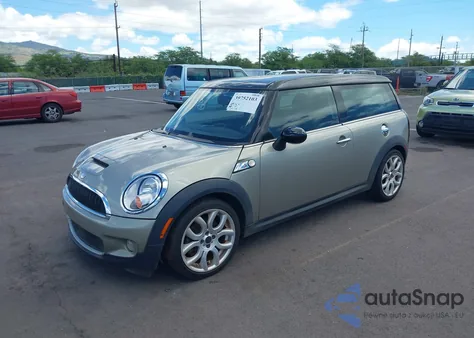 2008 Mini Cooper S Clubman из США, поврежденный, VIN WMWMM33518TP71900